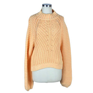 Free People Peach Sweetheart Sweater